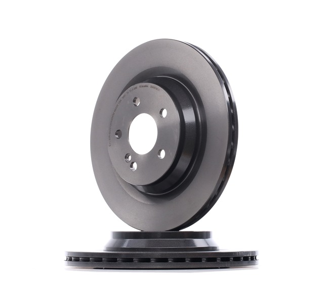 BREMBO 09.A818.11: Brzdový kotouč R: 320mm, vnitřně větráno, R: 320mm, nátěr, se šrouby COATED DISC LINE