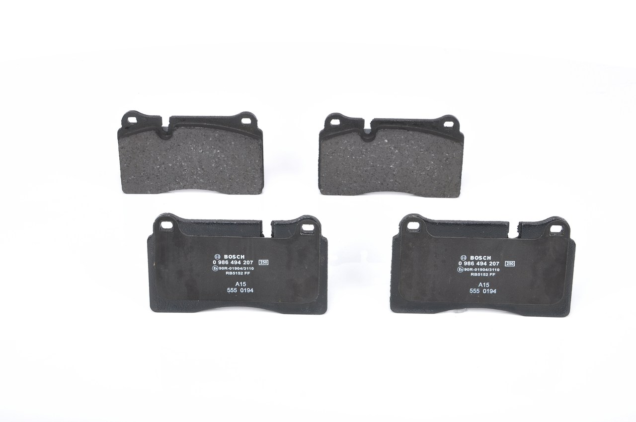 BOSCH 0 986 494 207 Sada brzdových destiček, kotoučová brzda SEAT Leon IV (KL1) 143 HP Nafta cena