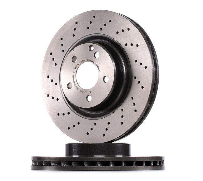 BREMBO COATED DISC LINE 09.9825.11 Δισκόπλακα MERCEDES-BENZ E-class T-modell (S211) 211 PS Πετρέλαιο κόστος