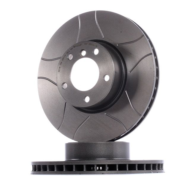 BREMBO 09.8961.76: Disc de frână Ř: 324mm, ventilat interior, canelat, Ř: 324mm, acoperit (cu un strat protector), cu suruburi MAX LINE