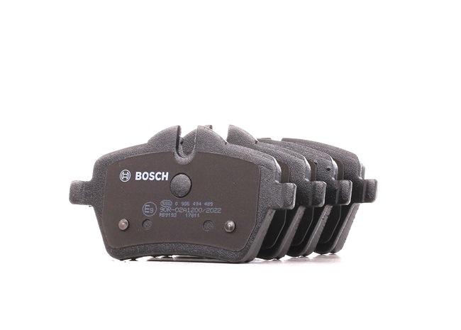 BOSCH 0 986 494 489: Juego de pastillas de freno Chapa antichirridos