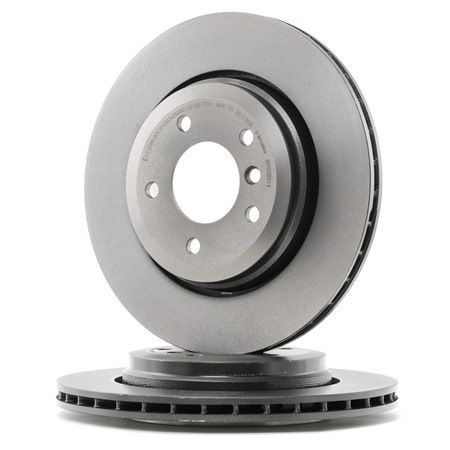 BREMBO 09.9590.11: Disc de frână Ř: 320mm, ventilat interior, Ř: 320mm, acoperit (cu un strat protector), cu suruburi COATED DISC LINE