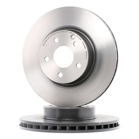BREMBO 09.9481.11: Disc de frână Ř: 312mm, ventilat interior, Ř: 312mm, acoperit (cu un strat protector), cu suruburi COATED DISC LINE
