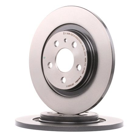 BREMBO 08.7955.11: Disc de frână Ř: 272mm, plin, Ř: 272mm, acoperit (cu un strat protector) COATED DISC LINE