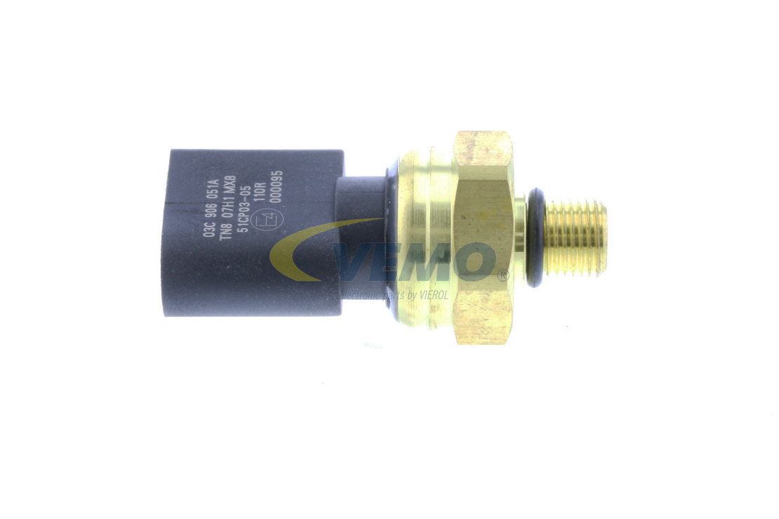 VEMO V10-72-1267 Sensor, brændstoftryk VW Passat Variant (3C5) 115 HK Benzin hvad koster