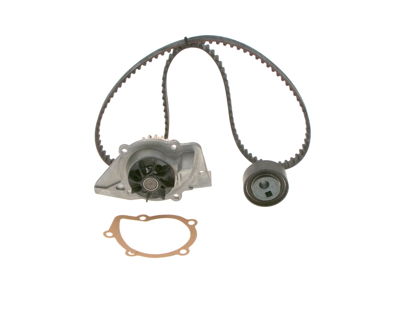 BOSCH 1 987 946 434: Bomba de agua + kit de correa de distribución Núm. dientes: 114, Ancho: 17mm