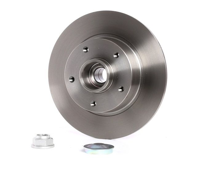BOSCH 0 986 479 761: Disco de freno Ø: 260mm, macizo, Ø: 260mm, aceitado, con cojinete rueda, con anillo sensor ABS