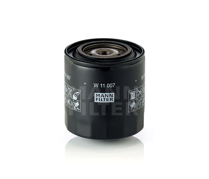 MANN-FILTER W 11 007: Oliefilter Met een terugloopbeveiligingskleppen