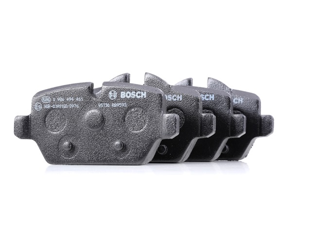 BOSCH 0 986 494 461: Juego de pastillas de freno con instrucciones de montaje