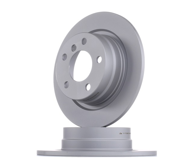ATE 24.0111-0175.1: Bremsscheibe Ø: 290,0mm, voll, Ø: 290,0mm, beschichtet, mit Schrauben