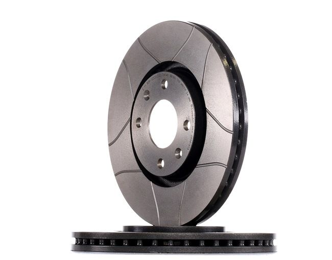 BREMBO MAX LINE 09.9619.75 Bremsscheibe Ø: 283mm, innenbelüftet, geschlitzt, Ø: 283mm, beschichtet, mit Schrauben
