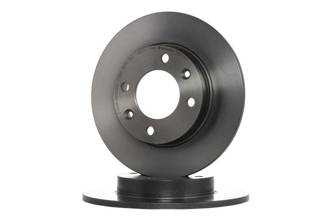 BREMBO 08.9719.11: Brzdový kotouč R: 247mm, plný, R: 247mm, nátěr, se šrouby COATED DISC LINE