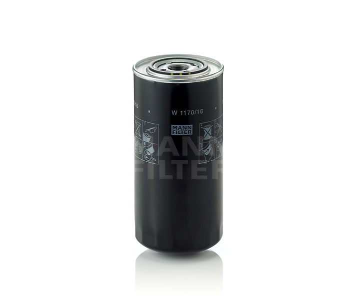 MANN-FILTER W 1170/16: Ölfilter mit einem Rücklaufsperrventil