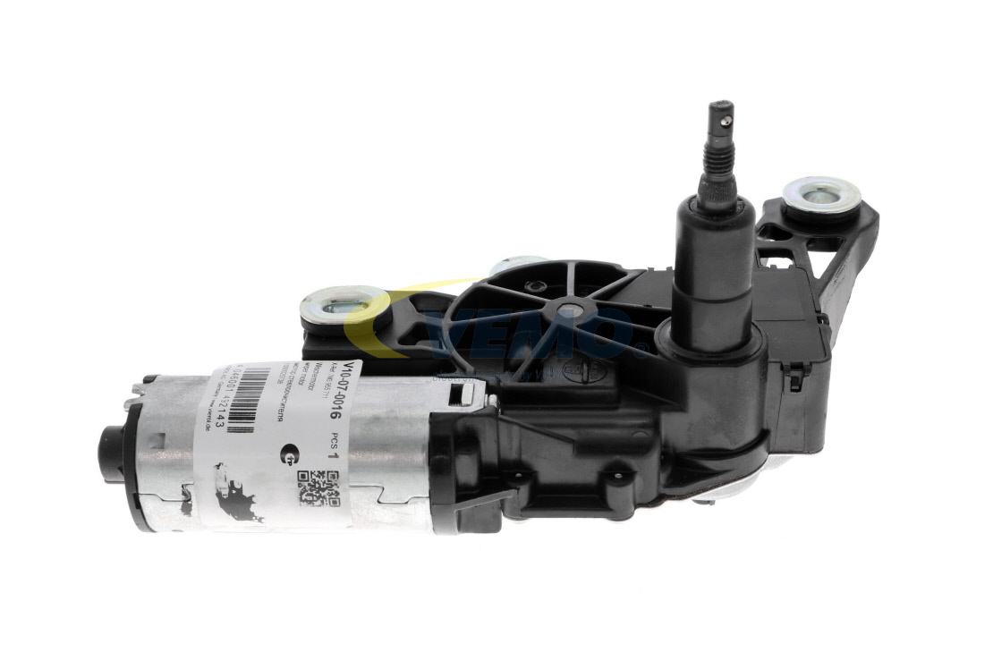 VEMO V10-07-0016: Scheibenwischermotor 12V, hinten, Original VEMO Qualität