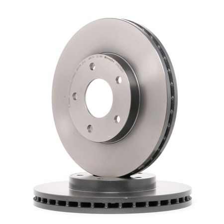 BREMBO 09.9368.11: Brzdový kotúč Ø: 280mm, s vnútorným chladením, Ø: 280mm, potiahnutá COATED DISC LINE
