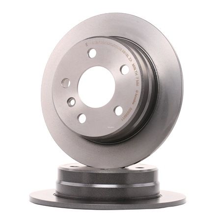 BREMBO 08.9580.11: Disco de freno Ø: 258mm, macizo, Ø: 258mm, revestido, con tornillos COATED DISC LINE