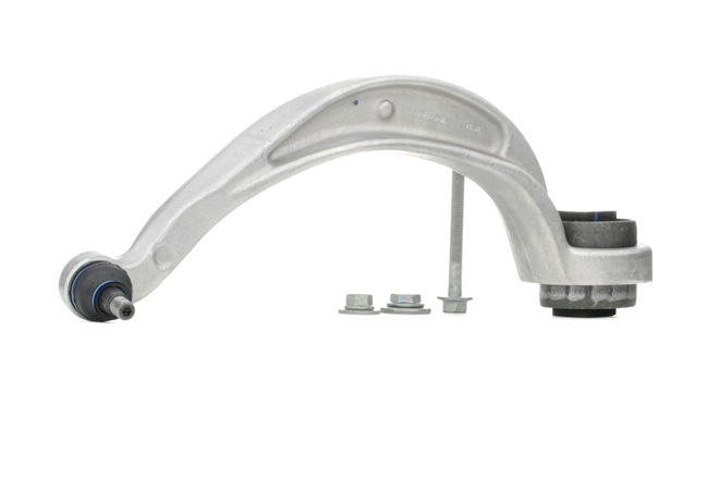 MEYLE 116 050 0173/HD: Bras de suspension Essieu avant droit, inférieur, arrière, Aluminium, avec matériel de montage/fixation, avec support en caoutchouc, avec rotule de suspension, Quality