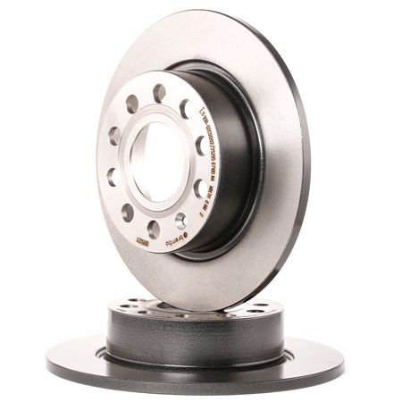 BREMBO 08.9502.11: Disque de frein Ø: 253mm, plein, Ø: 253mm, revêtu, avec vis/boulons COATED DISC LINE