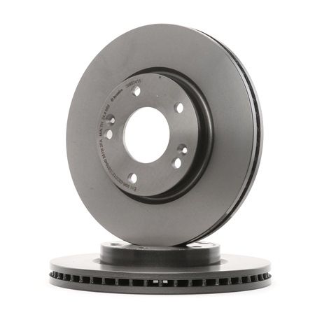 BREMBO 09.9574.11: Remschijf Ø: 280mm, interne ventilatie, Ø: 280mm, Gecoat COATED DISC LINE