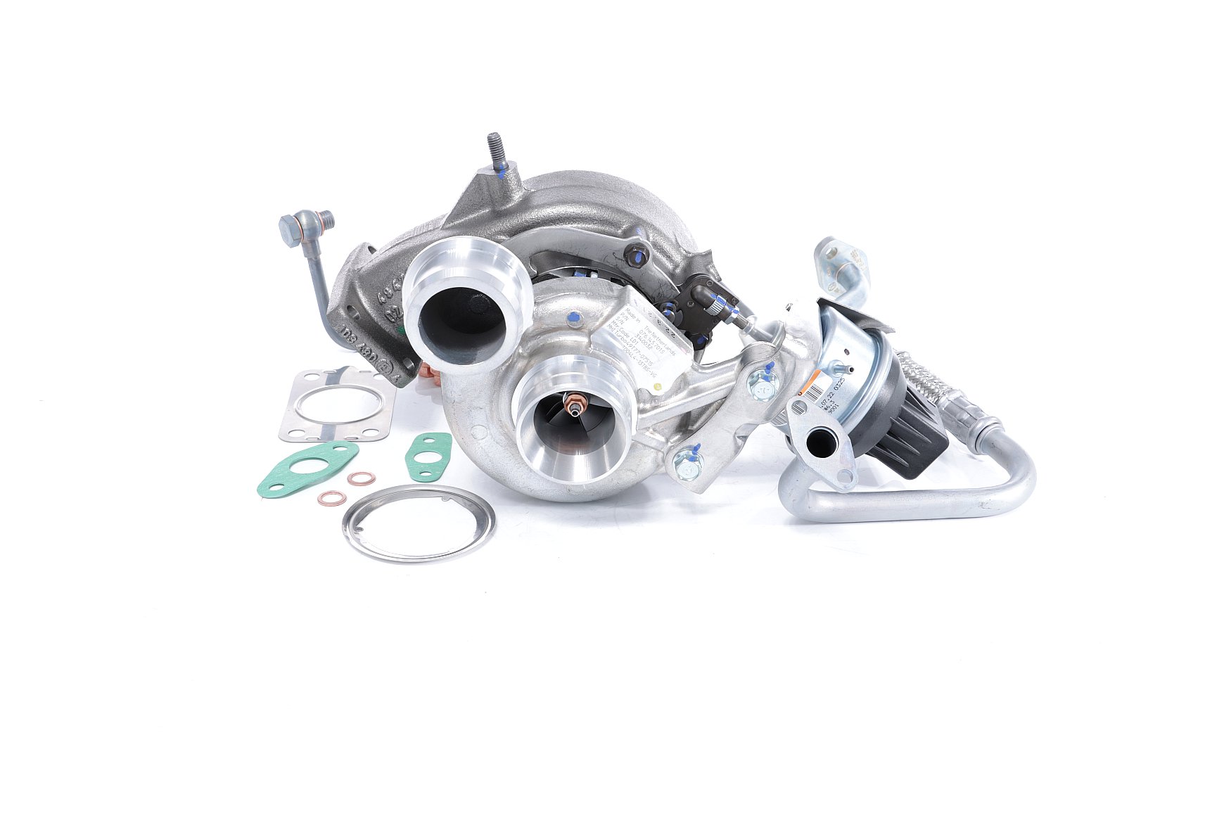 BTS TURBO T981405: Turbolader mit Ölzulaufleitung, mit Ölablaufleitung, mit Anbau-/Befestigungsmaterial, TURBO SERVICE SET ORIGINAL