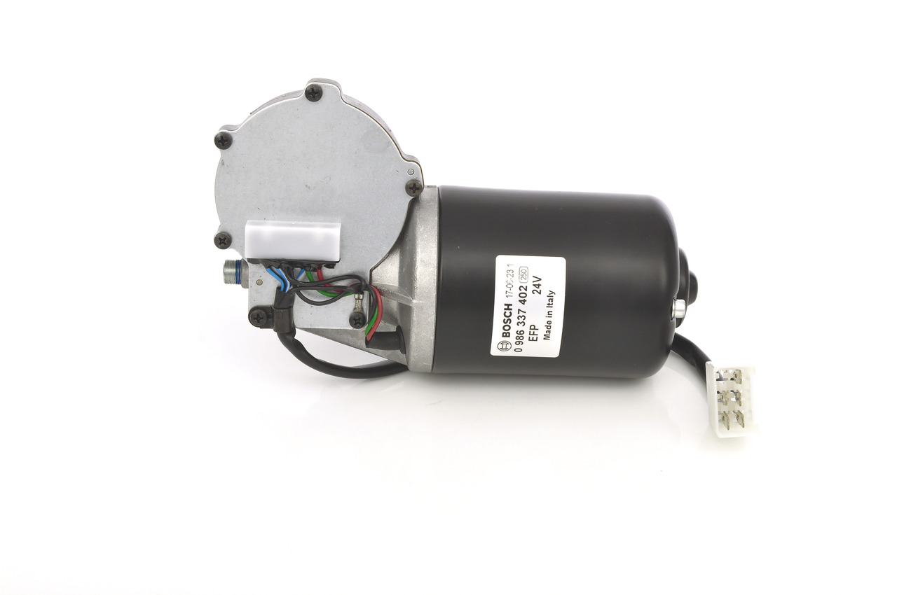 BOSCH 0 986 337 402: Silnik wycieraczek 24V, 11,3W, z przodu