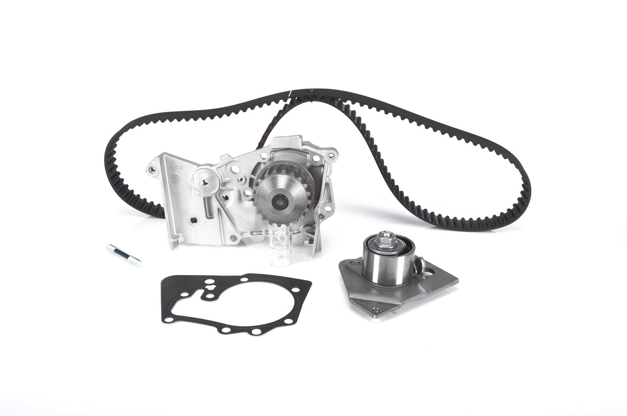 BOSCH 1 987 946 455: Bomba de agua + kit de correa de distribución Núm. dientes: 132, Ancho: 26mm