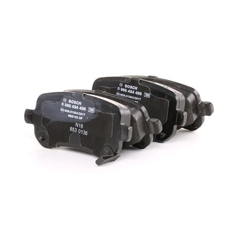 BOSCH 0 986 494 496 Sada brzdových destiček, kotoučová brzda FIAT Freemont (345_) 170 HP Diesel cena