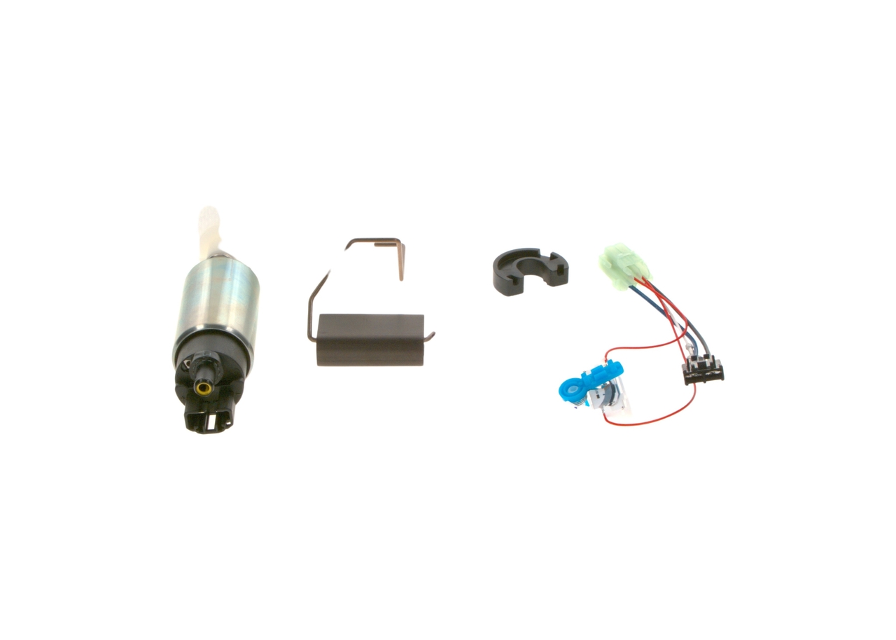 BOSCH 0 986 580 968: Kraftstoffpumpe elektrisch, mit Anbau-/Befestigungsmaterial, mit Anschlussteilen