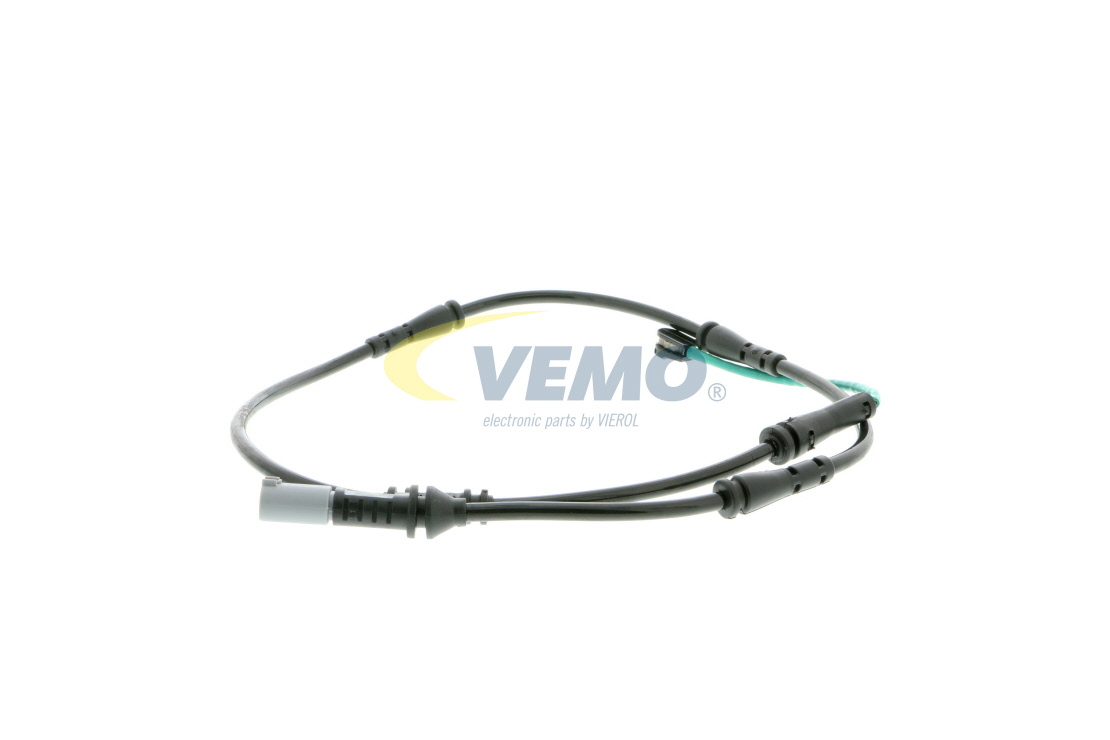 VEMO V20-72-0033: Warnkontakt, Bremsbelagverschleiß Hinterachse links, Hinterachse rechts, 915mm, Original VEMO Qualität