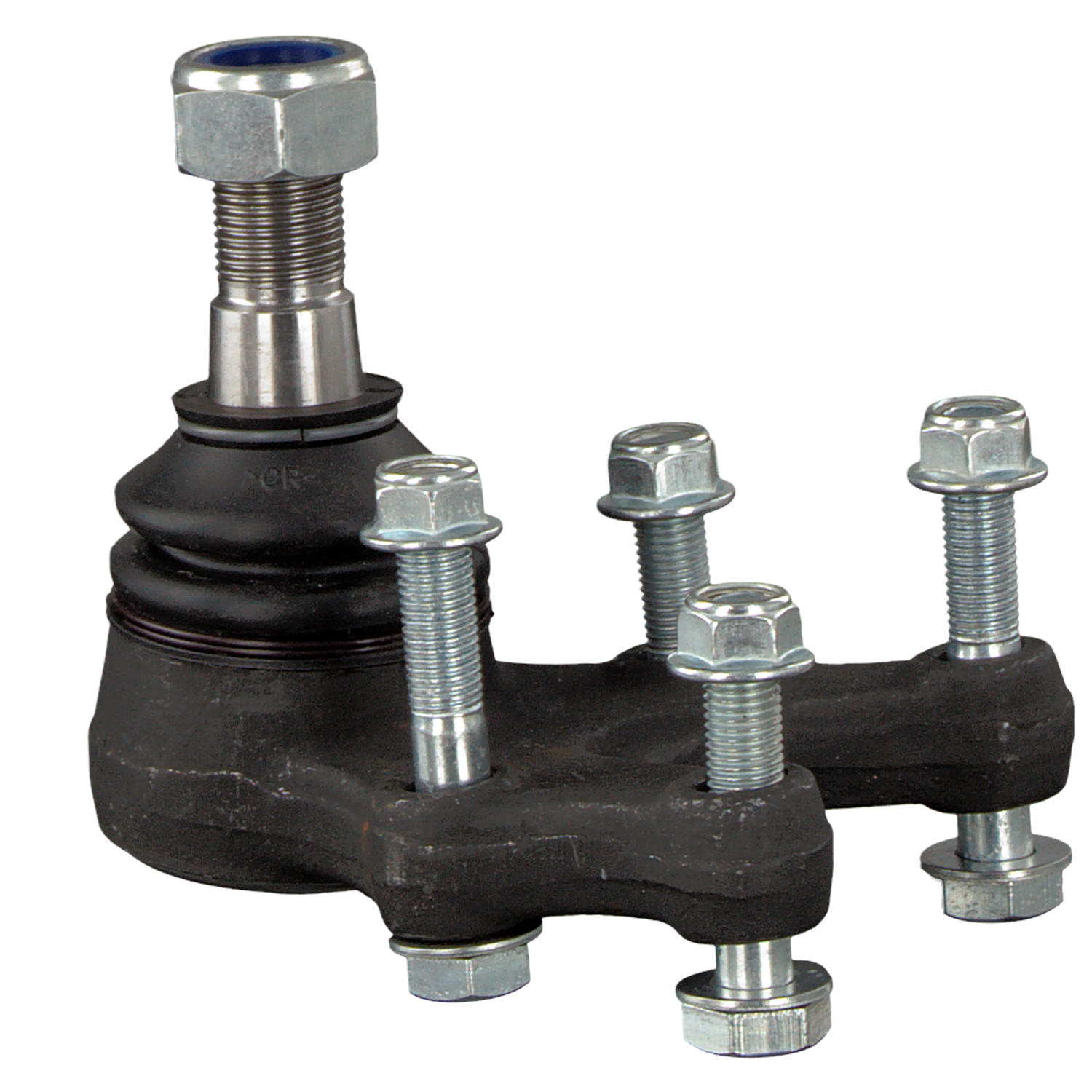 FEBI BILSTEIN 42611: Rótula de suspensión Eje delantero, derecha, debajo, 19,5mm, con tornillos, con arandelas