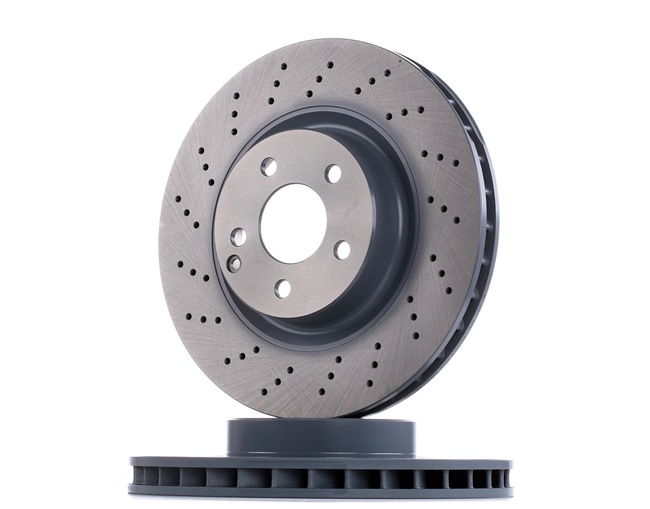 FEBI BILSTEIN 37725: Disc de frână punte fata, Ř: 330mm, perforat/ventilat interior, Ř: 330mm, acoperit (cu un strat protector)