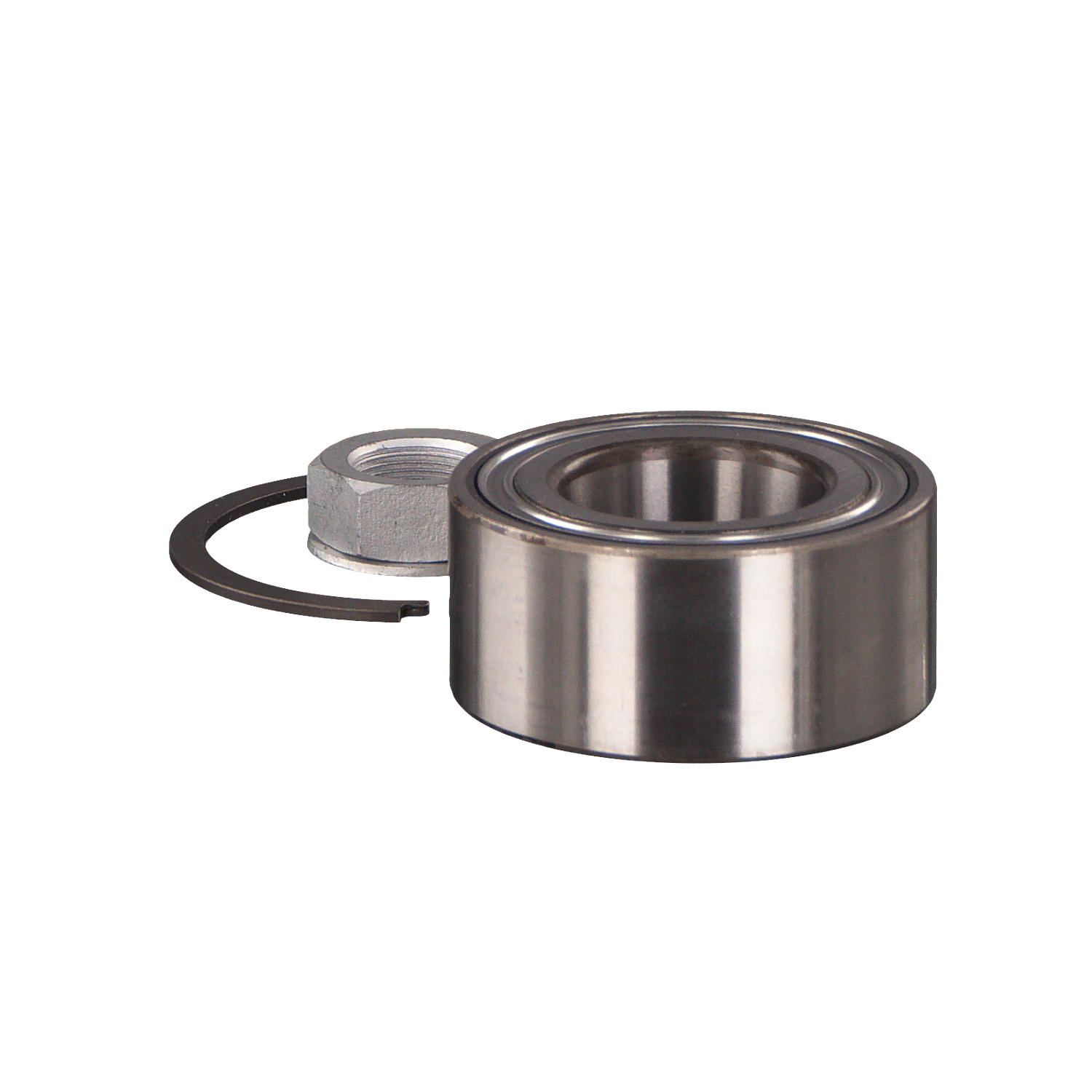 FEBI BILSTEIN 24523: Set rulment roata Axa fata stanga, Axa fata dreapta, cu piuliță ax, cu senzor magnetic inelar integrat, cu senzor ABS, cu inel siguranta