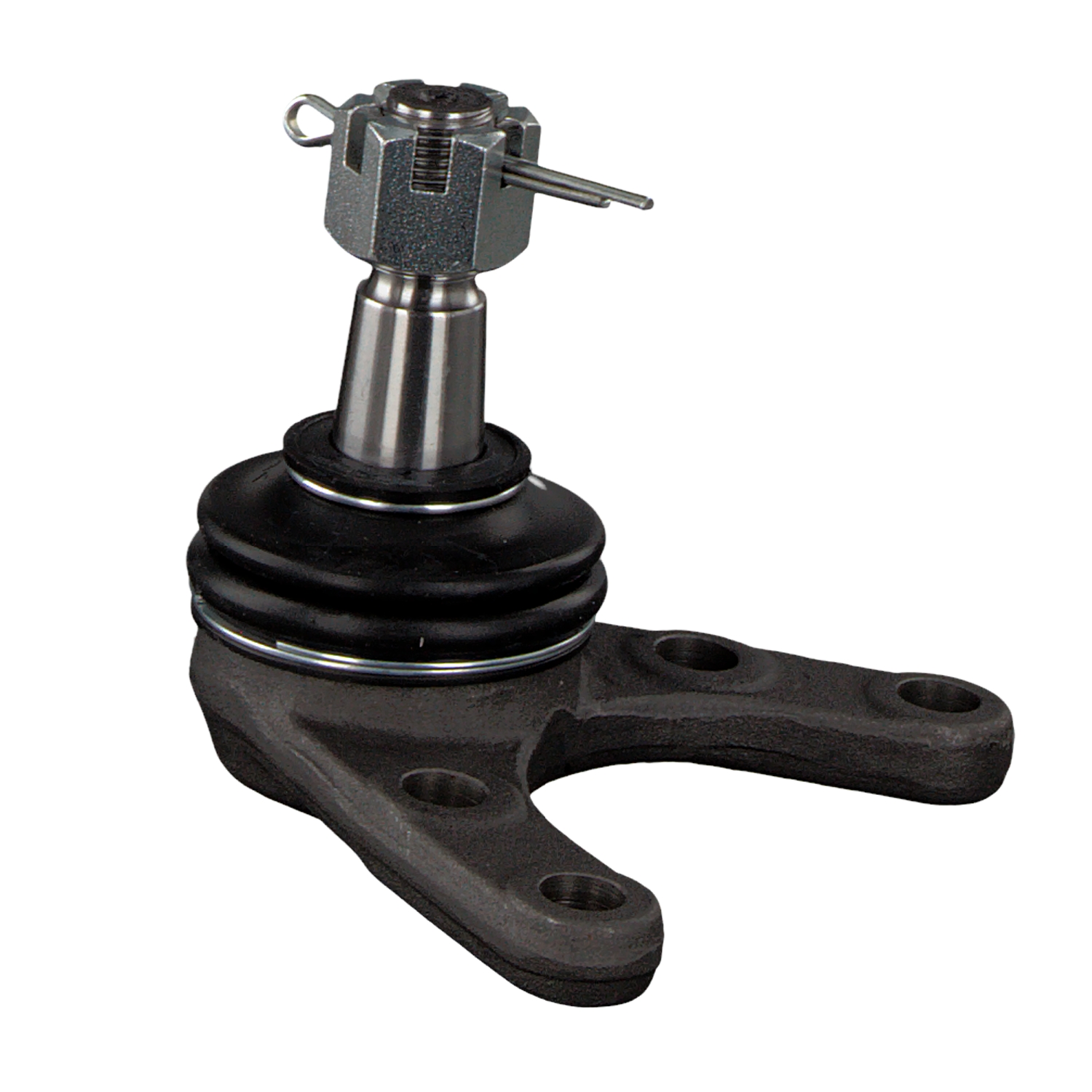 FEBI BILSTEIN 42399: Traggelenk Vorderachse links, unten, Vorderachse rechts, 17,8mm, mit Kronenmutter
