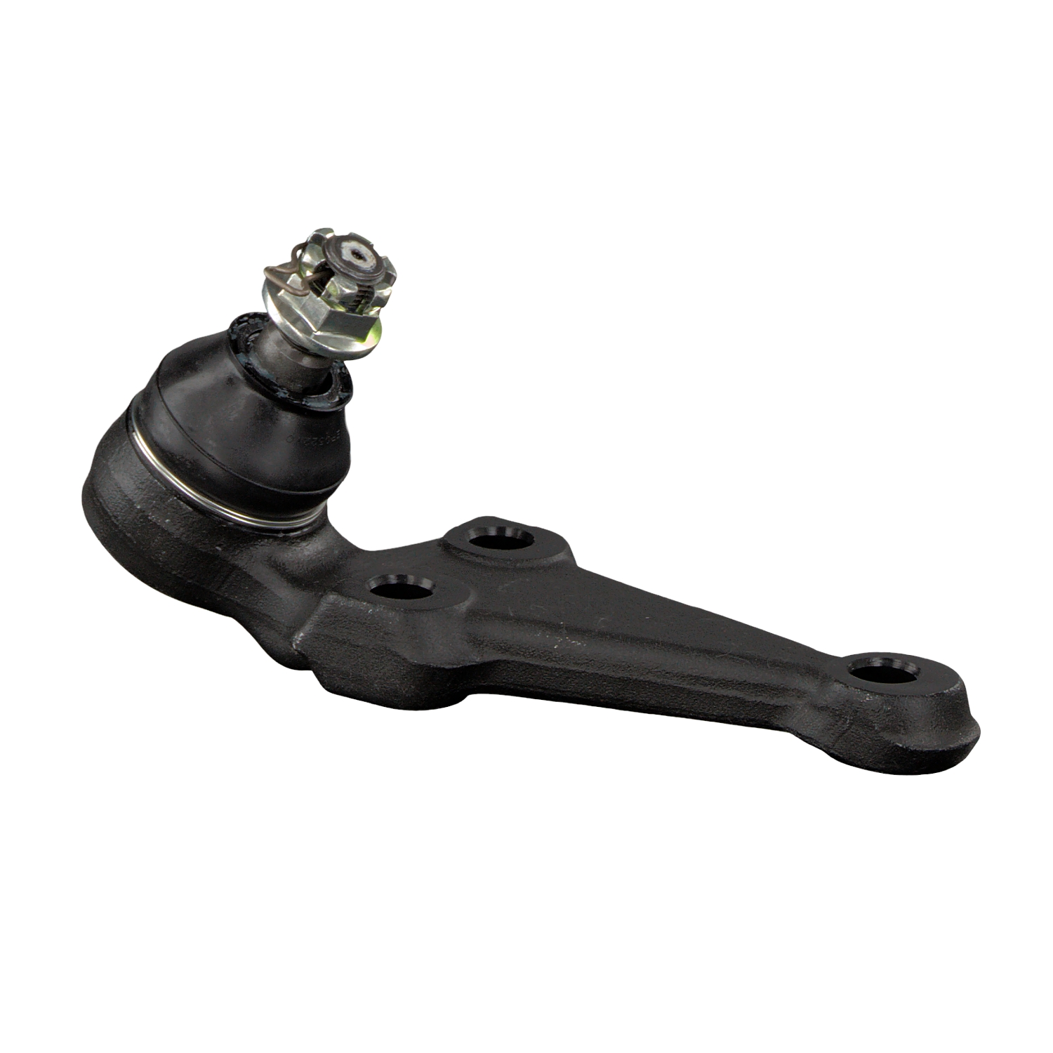 FEBI BILSTEIN 43094: Traggelenk Vorderachse links, unten, Vorderachse rechts, mit Kronenmutter