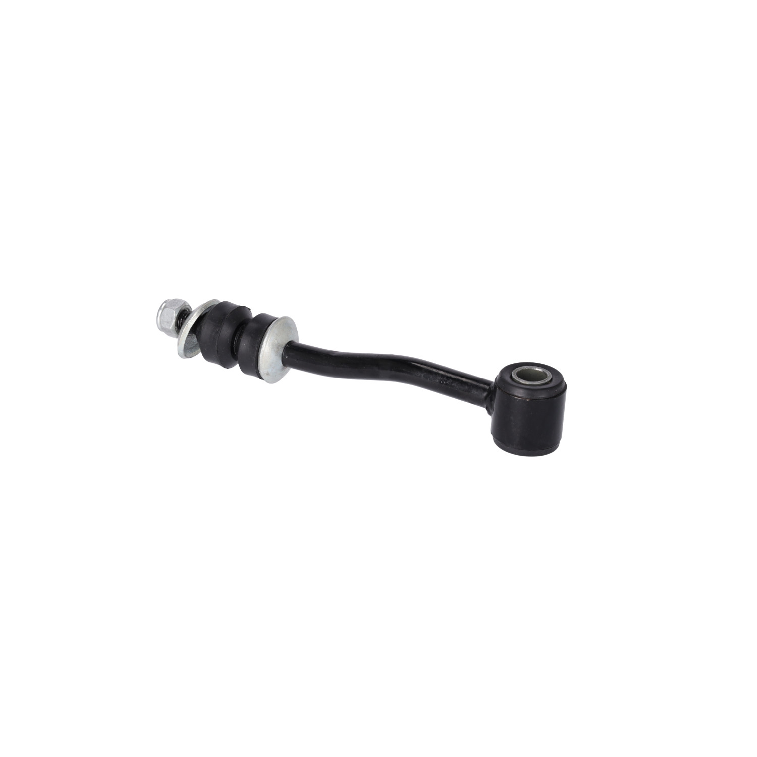 FEBI BILSTEIN 41019: Brat / bieleta suspensie, stabilizator Axa fata stanga, Axa fata dreapta, 187mm, Otel, cu lagăre din cauciuc, cu șaibe suport, cu piulita
