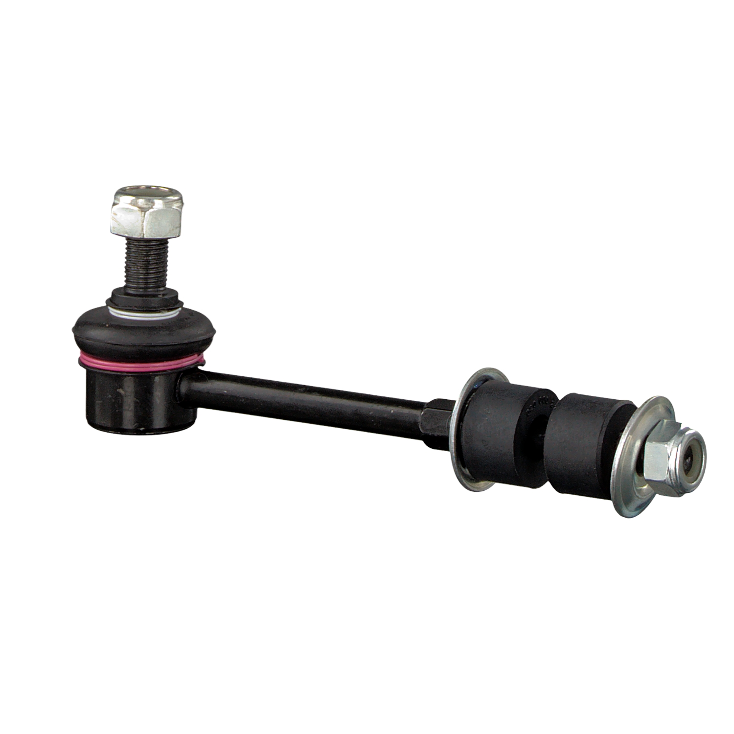 FEBI BILSTEIN 41670: Bieleta de suspensión Eje trasero izquierda, Eje trasero, derecha, 159mm, Acero, con tuercas, con rodamientos con goma, con arandelas