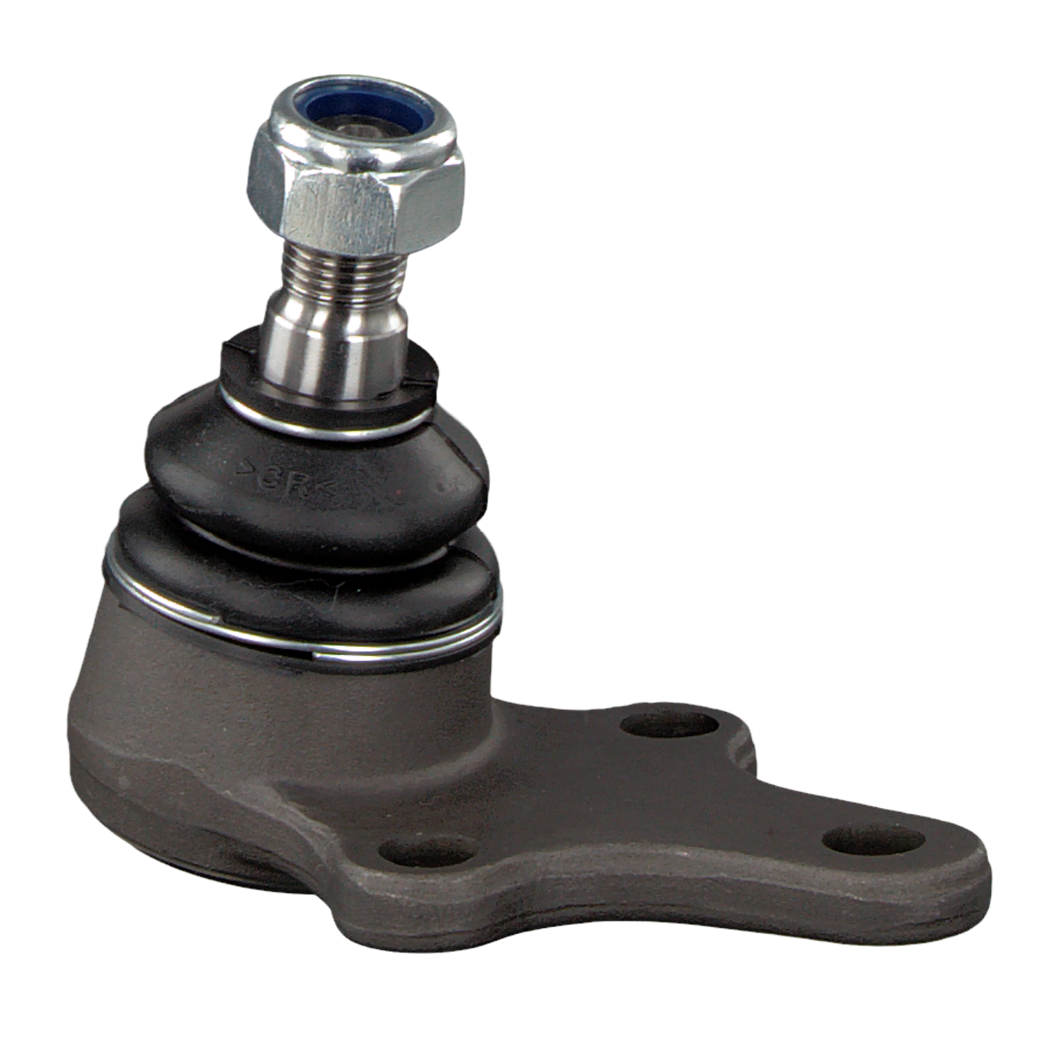 FEBI BILSTEIN 43075: Traggelenk Vorderachse links, unten, Vorderachse rechts, 18mm, mit Muttern, mit Schrauben