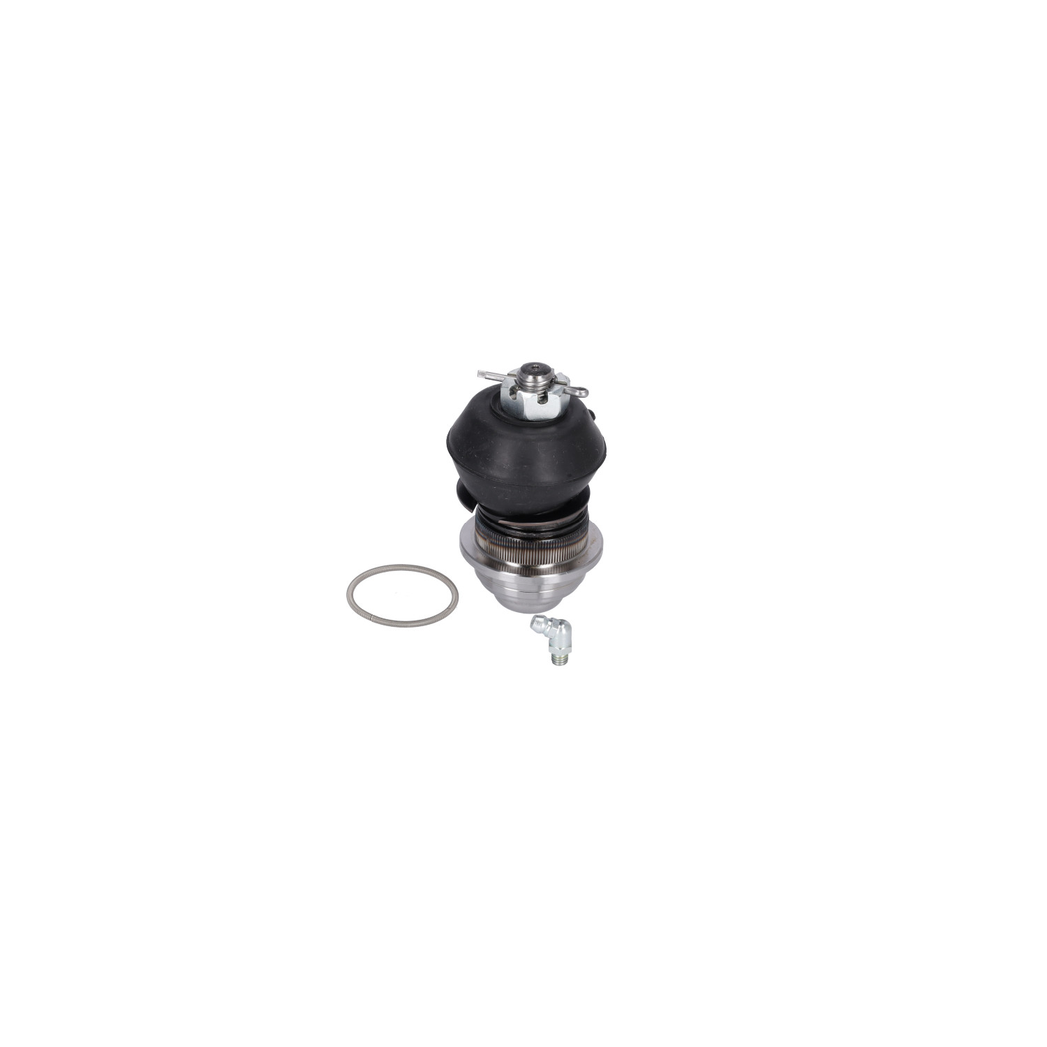 FEBI BILSTEIN 41222: Rotule de suspension Essieu avant gauche, supérieur, Essieu avant droit, avec écrou crénelé et goupille, avec anneau de freinage