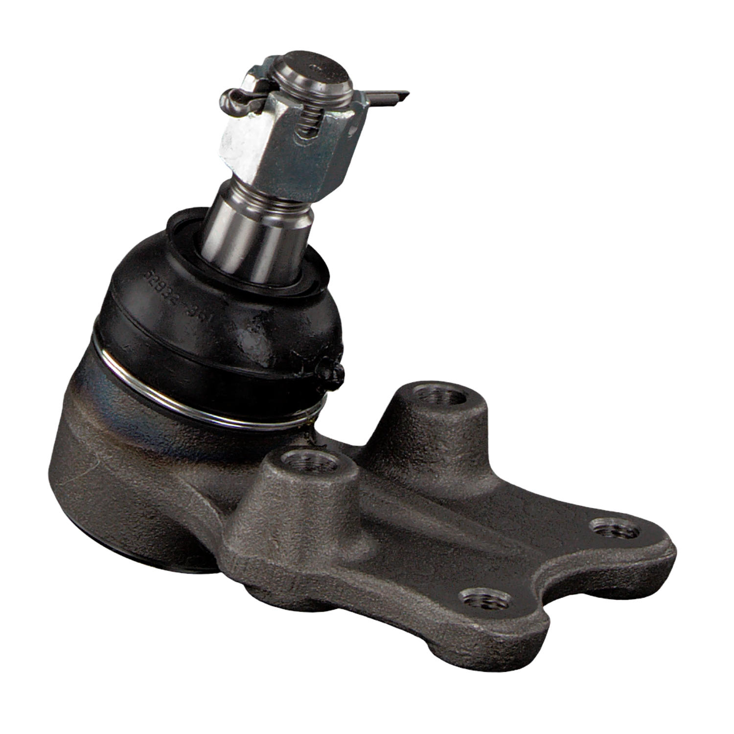 FEBI BILSTEIN 43323: Zvislý / nosný čap predna naprava vlavo, spodny, Predna naprava vpravo, 20,6mm, s korunkovou maticou