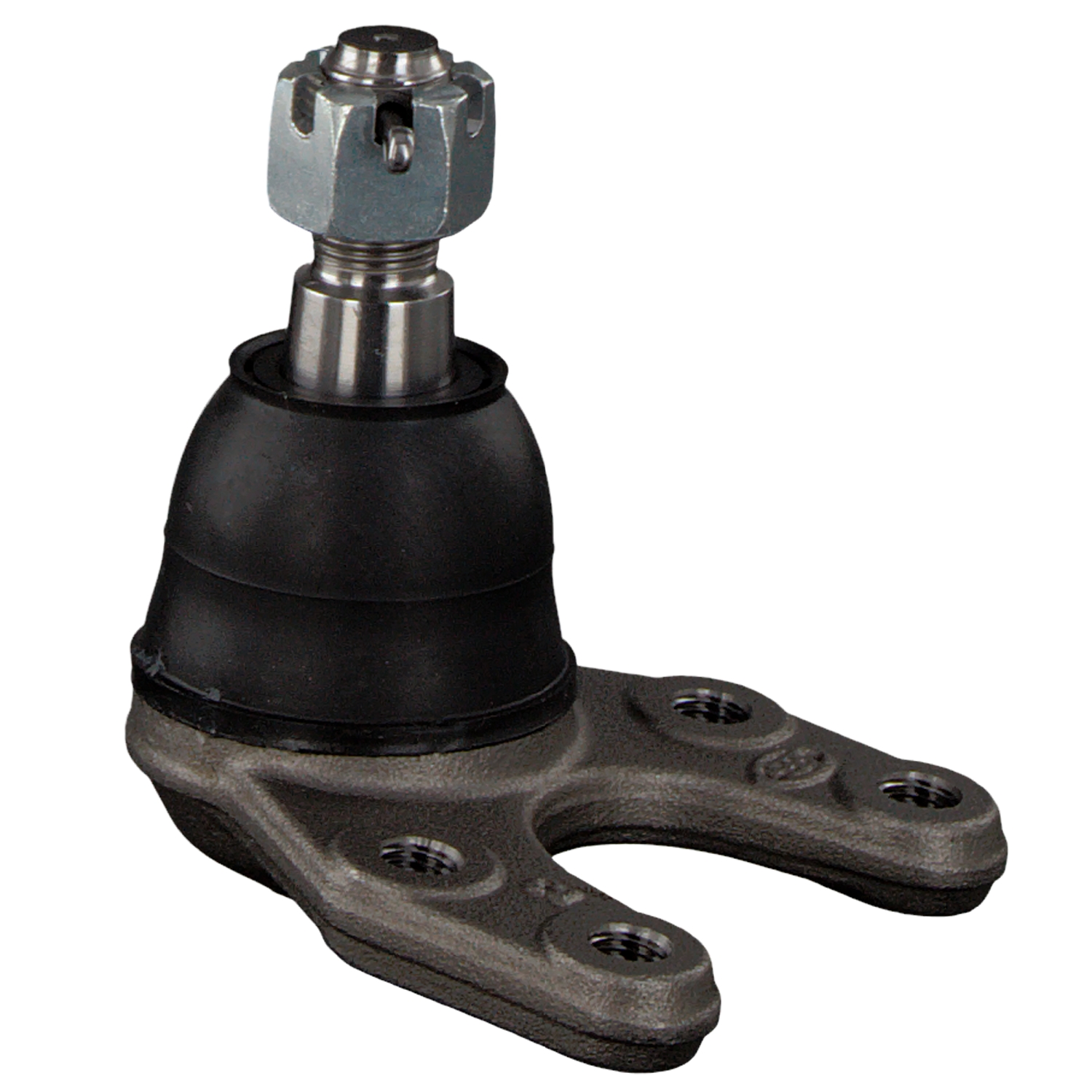 FEBI BILSTEIN 42439: Traggelenk Vorderachse links, unten, Vorderachse rechts, mit Kronenmutter