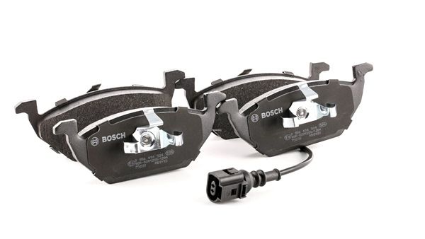 BOSCH 0 986 494 524: Klocki hamulcowe z zamkiem, z podkładką wytłumiającą