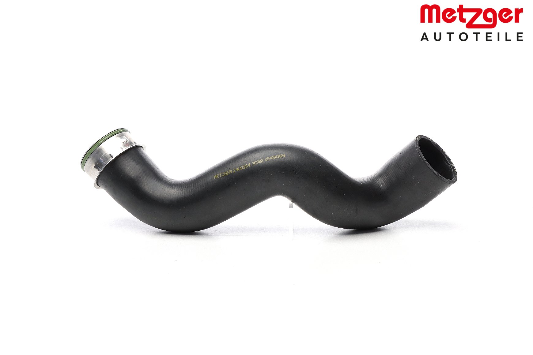 METZGER 2400164: Ladeluftschlauch COMPETENCE KIT Ladeluftkühler, oben, mit Schnellkupplungen