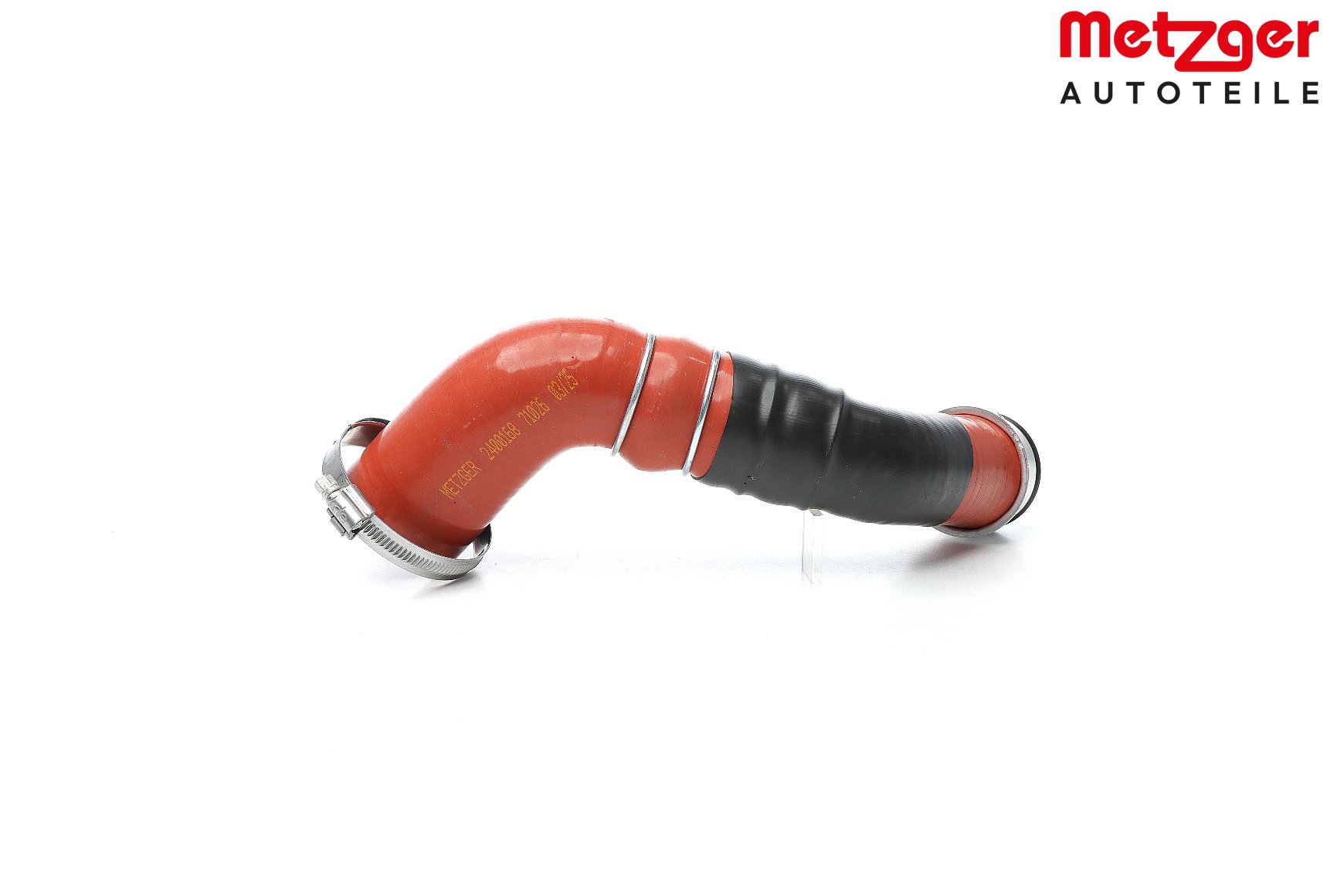 METZGER 2400168: Kompressoriõhuvoolik COMPETENCE KIT Heitgaaside turbokompressor, paremal, all, koos kiirühendusega, koos kammitsaga