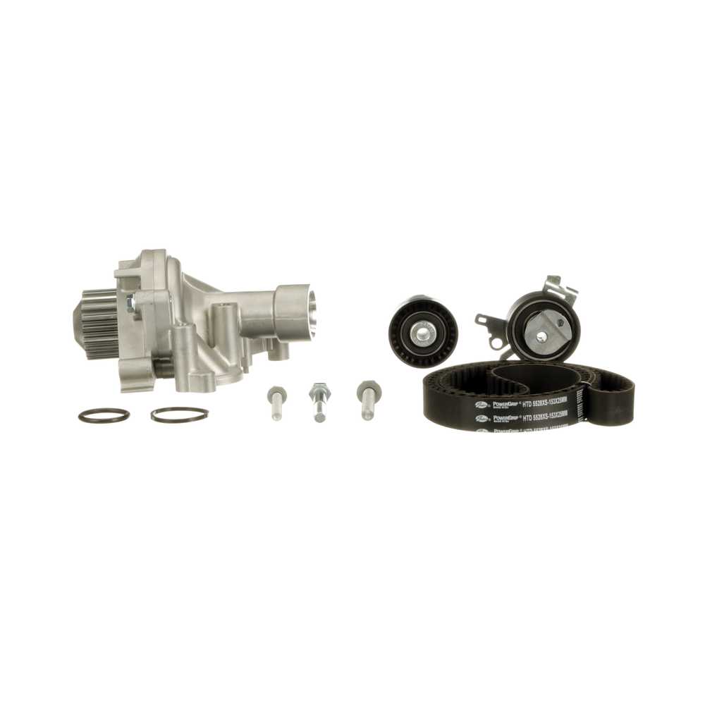 GATES KP15528XS Distributieriem set + waterpomp PEUGEOT 206 Hatchback (2A/C) 136 Pk Benzine kosten