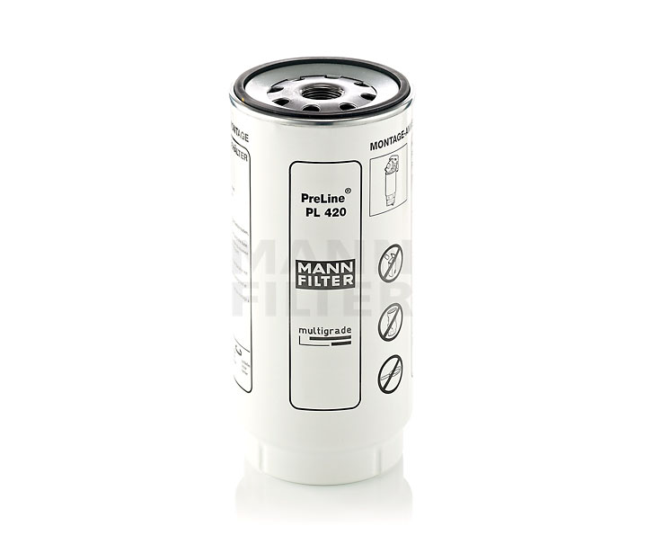 MANN-FILTER PL 420 x: Kraftstofffilter PreLine mit Dichtung
