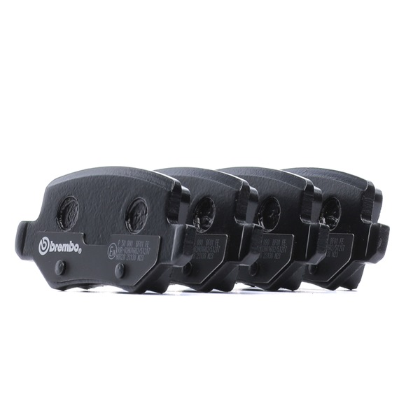 BREMBO P 50 090: Piduriklotsid PRIME LINE koos lisadega, koos pidurisadula kruvidega, koos kokkusurumisvastase plekiga