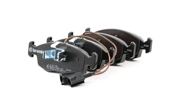 BREMBO P 23 138: Plăcuțe de frână PRIME LINE cu acceasorii, cu clema piston, cu tabla anti scartait