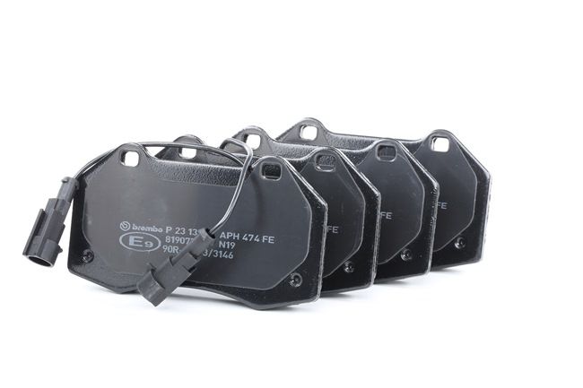 BREMBO P 23 139: Fékbetét készlet, tárcsafék PRIME LINE Tartozékok nélkül, csikorgásgátló lemezzel