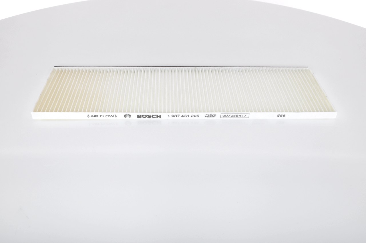 BOSCH 1 987 431 205: Filtro de habitáculo para climatizador de techo, Filtro de partículas