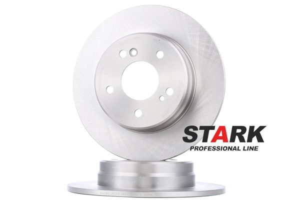 STARK SKME-2025: Brzdový kotouč Zadní náprava, R: 278mm, plný, Litina, R: 278mm, nepotažený (bez vrstvy), bez šroubu